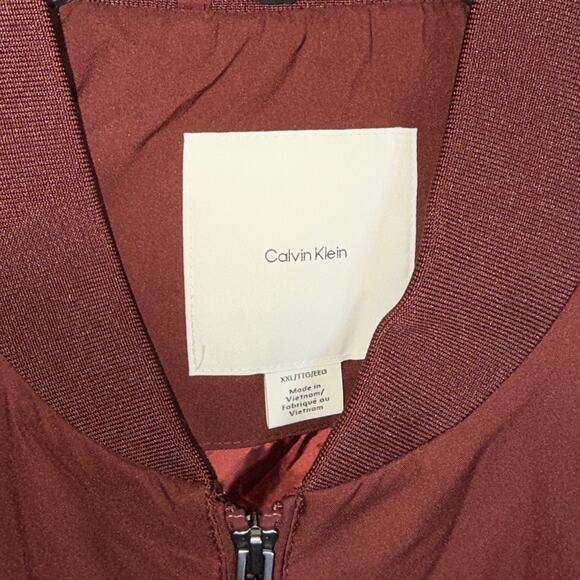 Calvin Klein Men's Matte Bomber Jacket - Rusted root XXL $129 - Picture 6 of 9